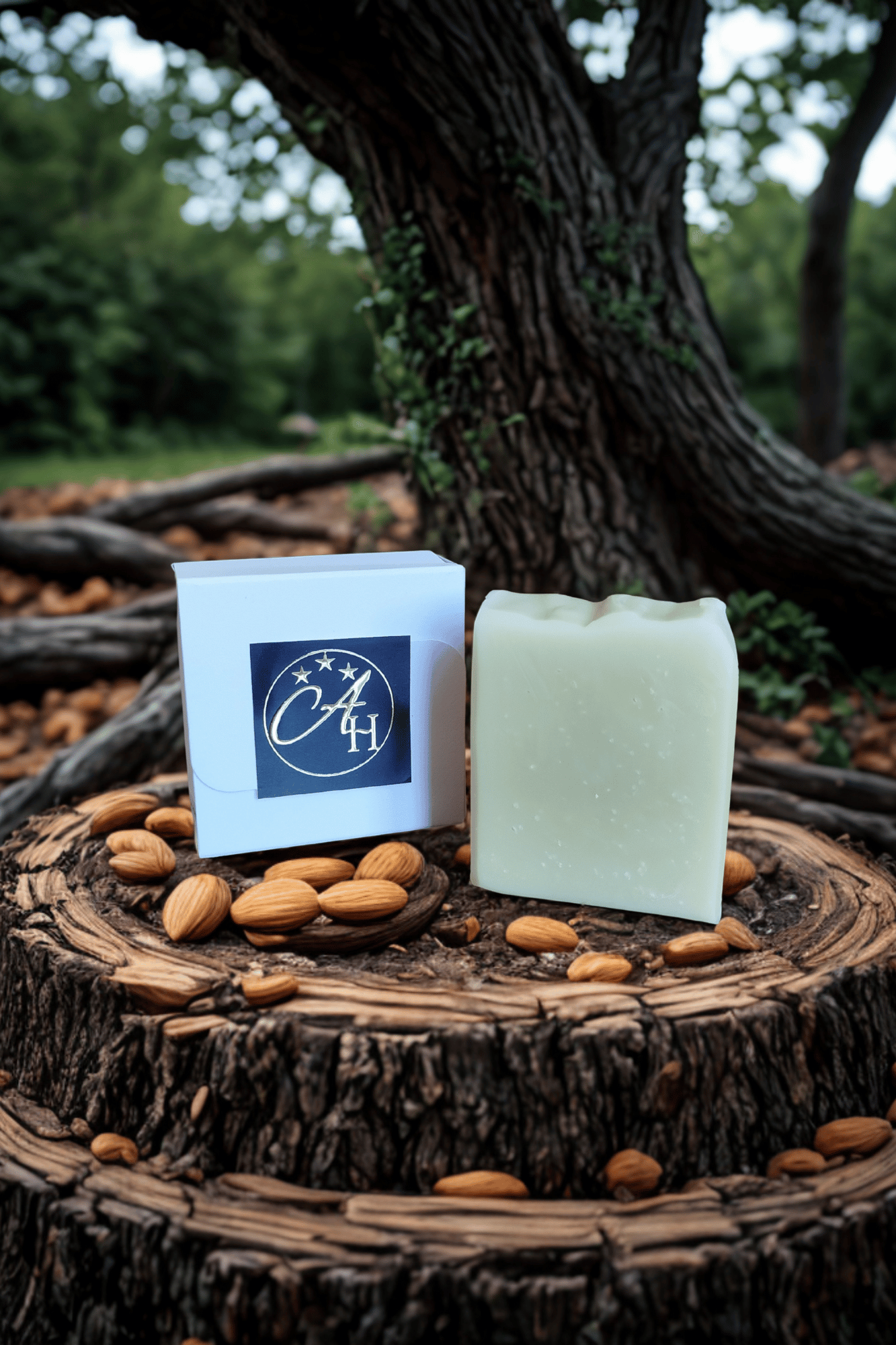 Savon Amande Fleur de coton - Voile d'Isis - Soin naturel fabriqué en France - Vif, Isère