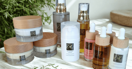 Produits aux actifs naturels anti-âge