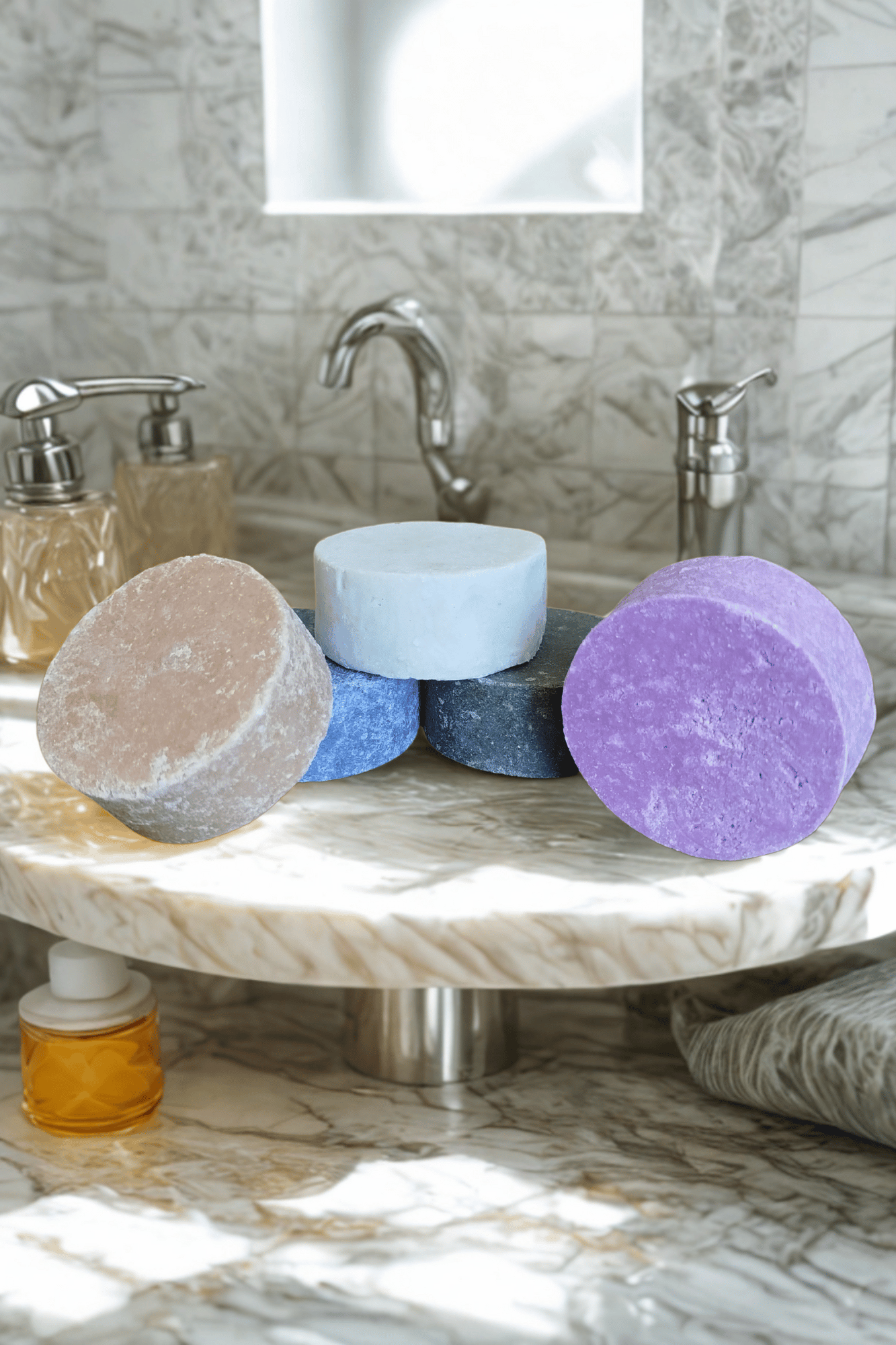 Shampoings solides naturels